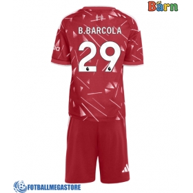 Fotballdrakt Barn Liverpool Bradley Barcola #29 Hjemmedraktsett 2026-27 Kortermet (+ Korte bukser)